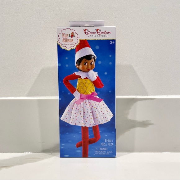 🟣2/$20 NEW The Elf on the Shelf Claus Couture Ice Cream Party Dress - Picture 1 of 3